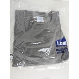 Lowe's Independent Service Provider T-shirt Men's Size Large Gray 50/50 Blend